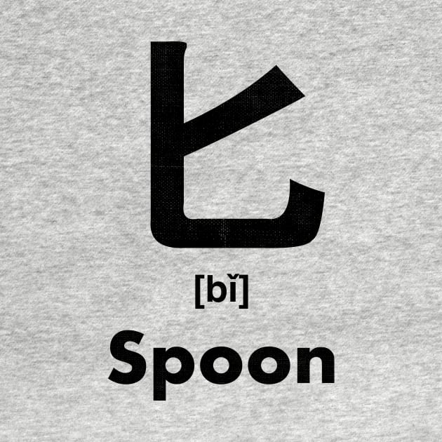 Spoon Chinese Character (Radical 21) by launchinese